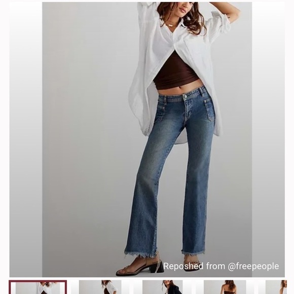 Free People Izzy Flare jeans. NWOT - Picture 7 of 15